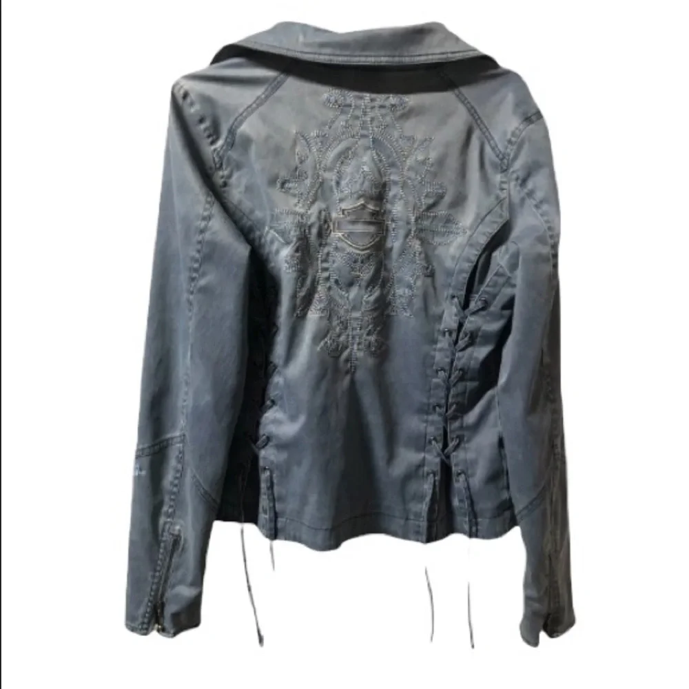 Harley Davidson Women’s Classic Cloth Selene-Jacket Medium 97438-08VW - Picture 2 of 12